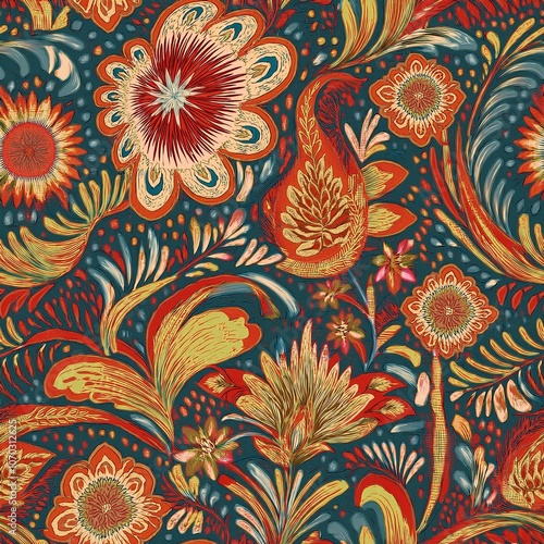 Ornate Foliage Pattern