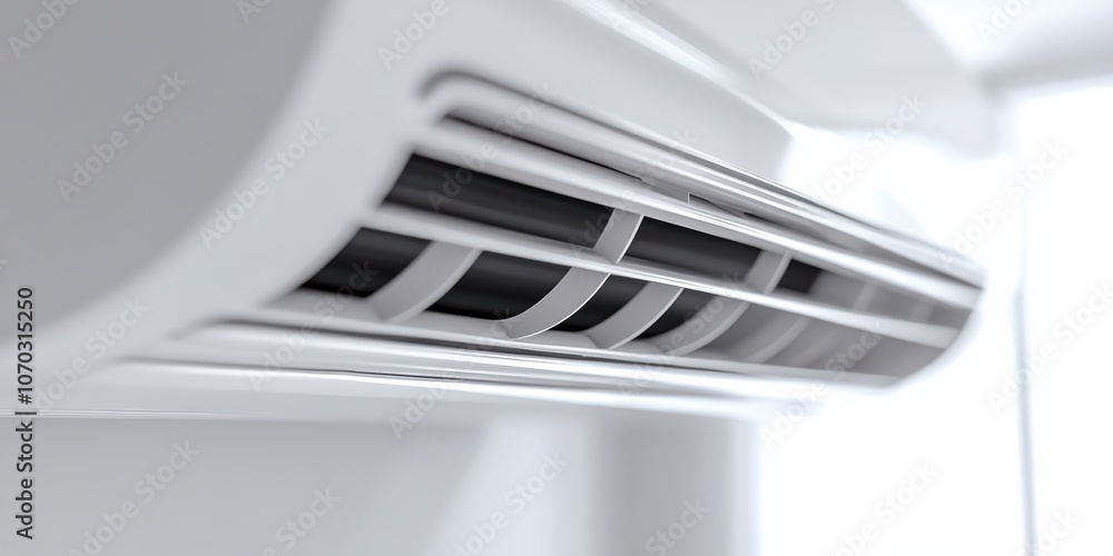 Efficient cooling system installed in a modern living space enhancing comfort during hot summer days Efficient cooling system installed in a modern living space enhancing comfort during hot summer days