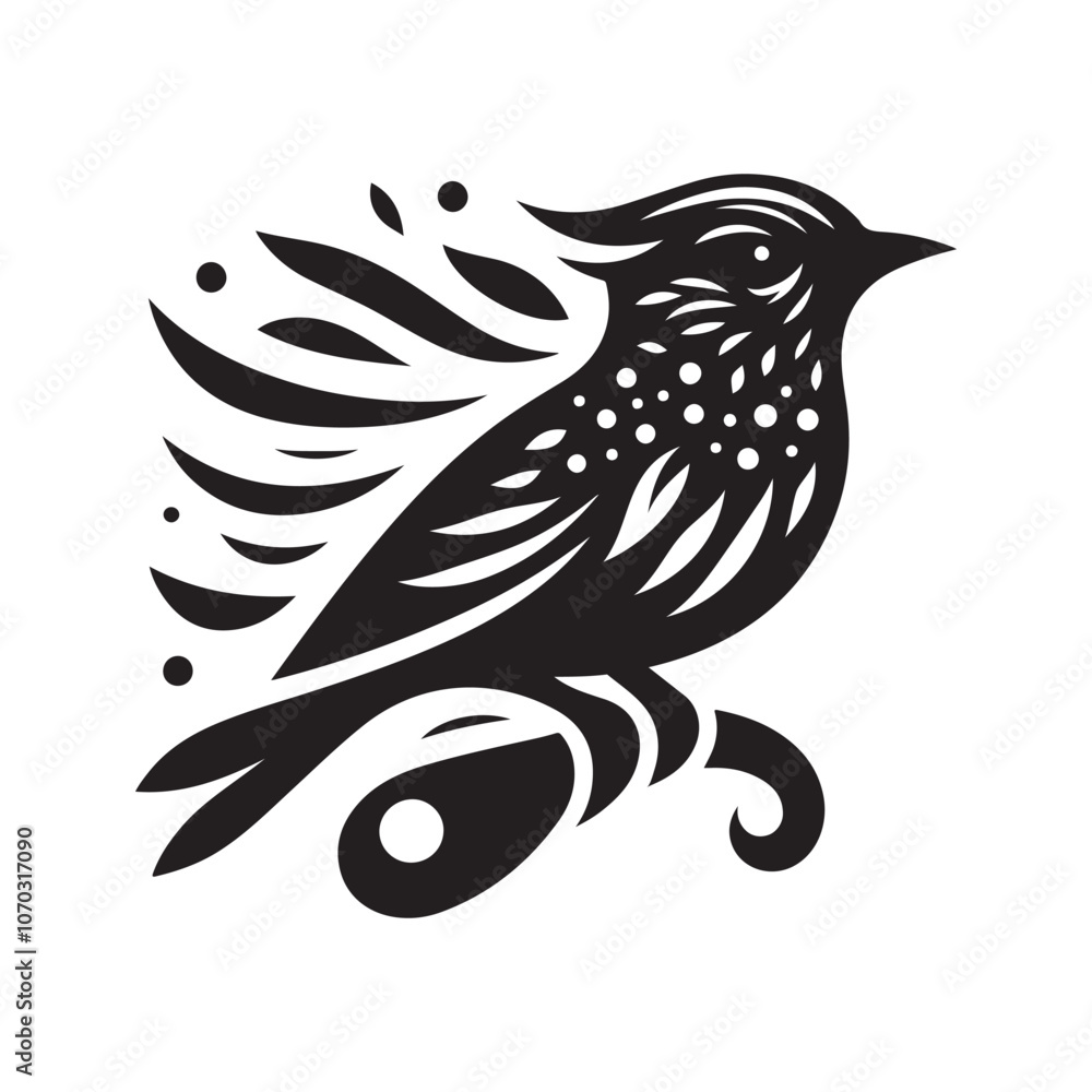 Elegant Starling Silhouettes – Perfect for Bird and Wildlife Designs Elegant Starling Silhouettes – Perfect for Bird and Wildlife Designs