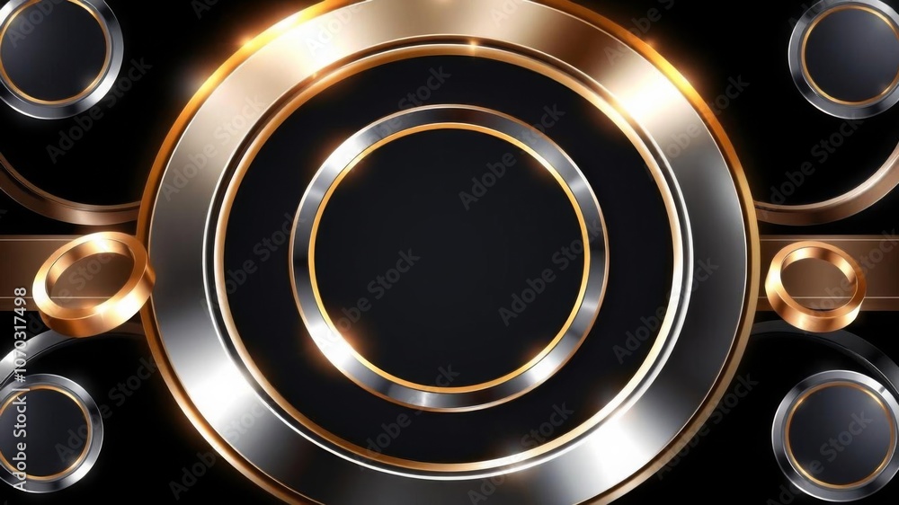 Abstract vector circle banners set of 3 gold bronze and silver rings isolated on white background with metallic glowing frames, space for text, vector illustration, gold, circle Abstract vector circle banners set of 3 gold bronze and silver rings isolated on white background with metallic glowing frames, space for text, vector illustration, gold, circle