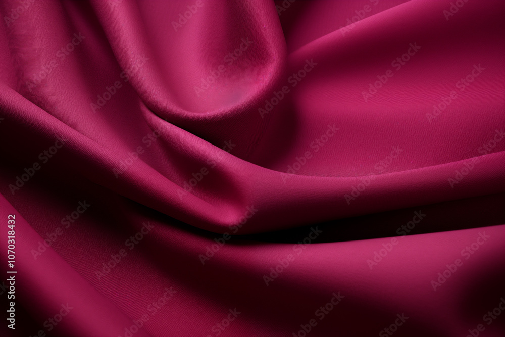 Obraz premium Draped Magenta Fabric