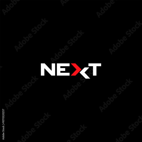 Free Download Next typography logo template vector, suitable for your design need, logo, illustration, animation, etc. - GFXLoad