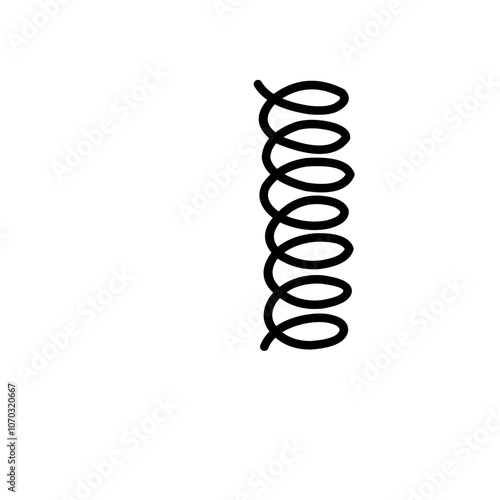 Metal spring icon