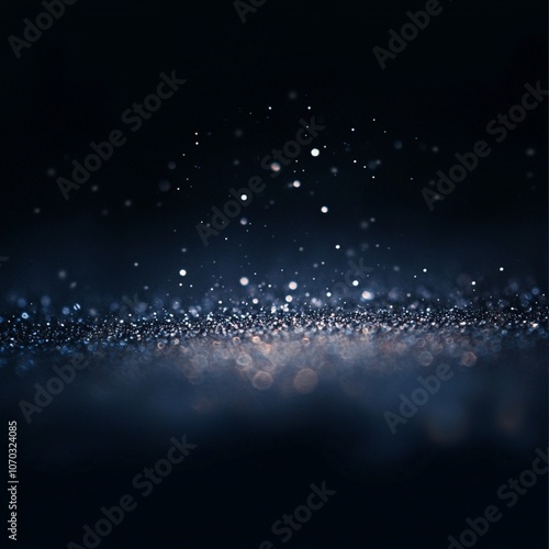 Dark background with glitter