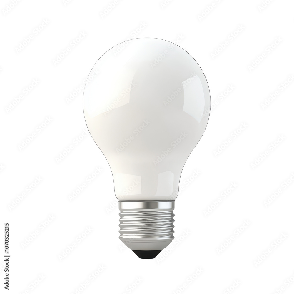 A light bulb with a round shape and metallic base designed for illumination., isolated on a transparent background. A light bulb with a round shape and metallic base designed for illumination., isolated on a transparent background.