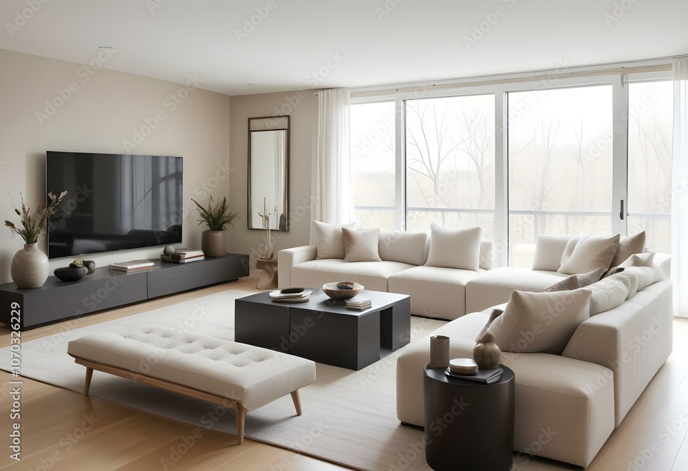 Fototapeta premium Living room interior.