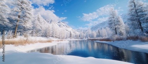 Snowy Mountain River