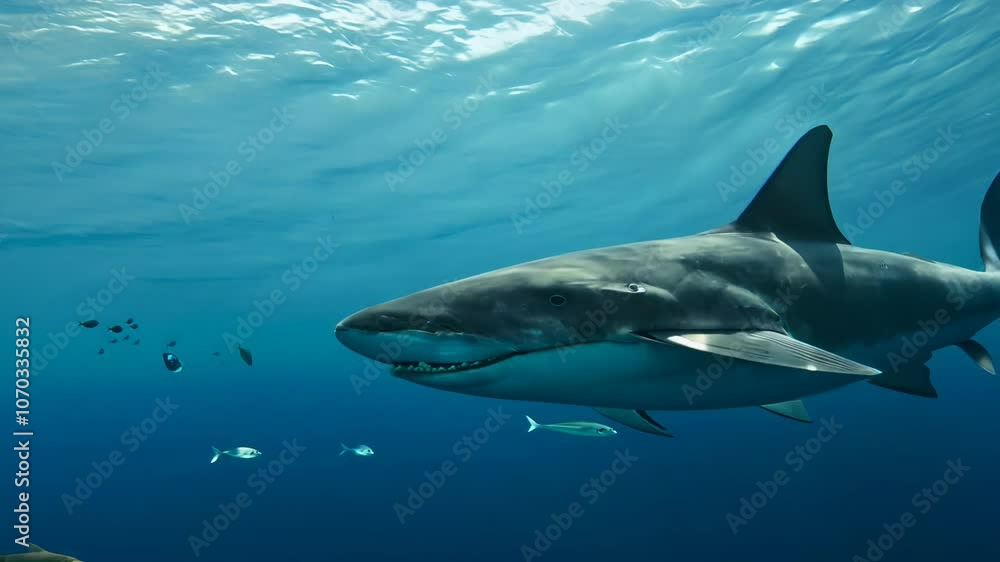 The life cycle of a shark from birth to adulthood The life cycle of a shark from birth to adulthood