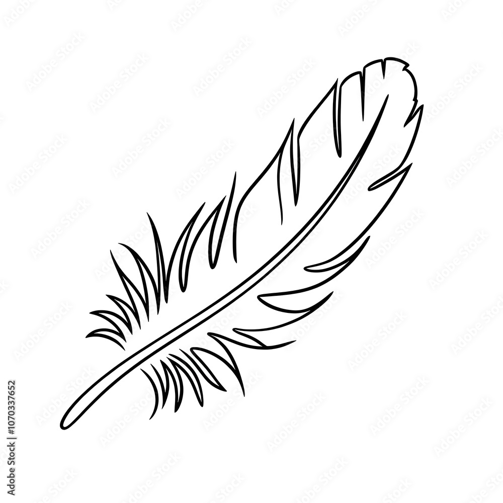 Obraz premium bird feather coloring 