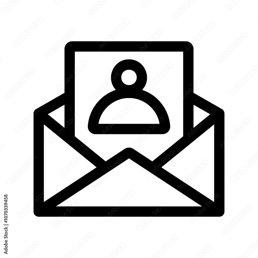 Outline icon for web. Email icon Outline icon for web. Email icon