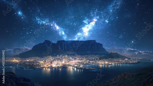 Night Sky Over Cape Town