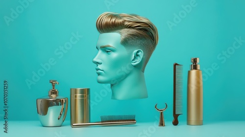 Modern Hair Styling Products and Accessories photo