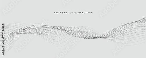 Abstract wavy vector background.