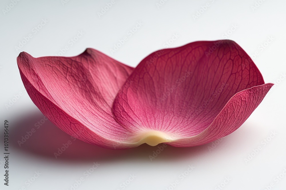 A single delicate pink flower petal lying on a smooth surface during daylight hours A single delicate pink flower petal lying on a smooth surface during daylight hours