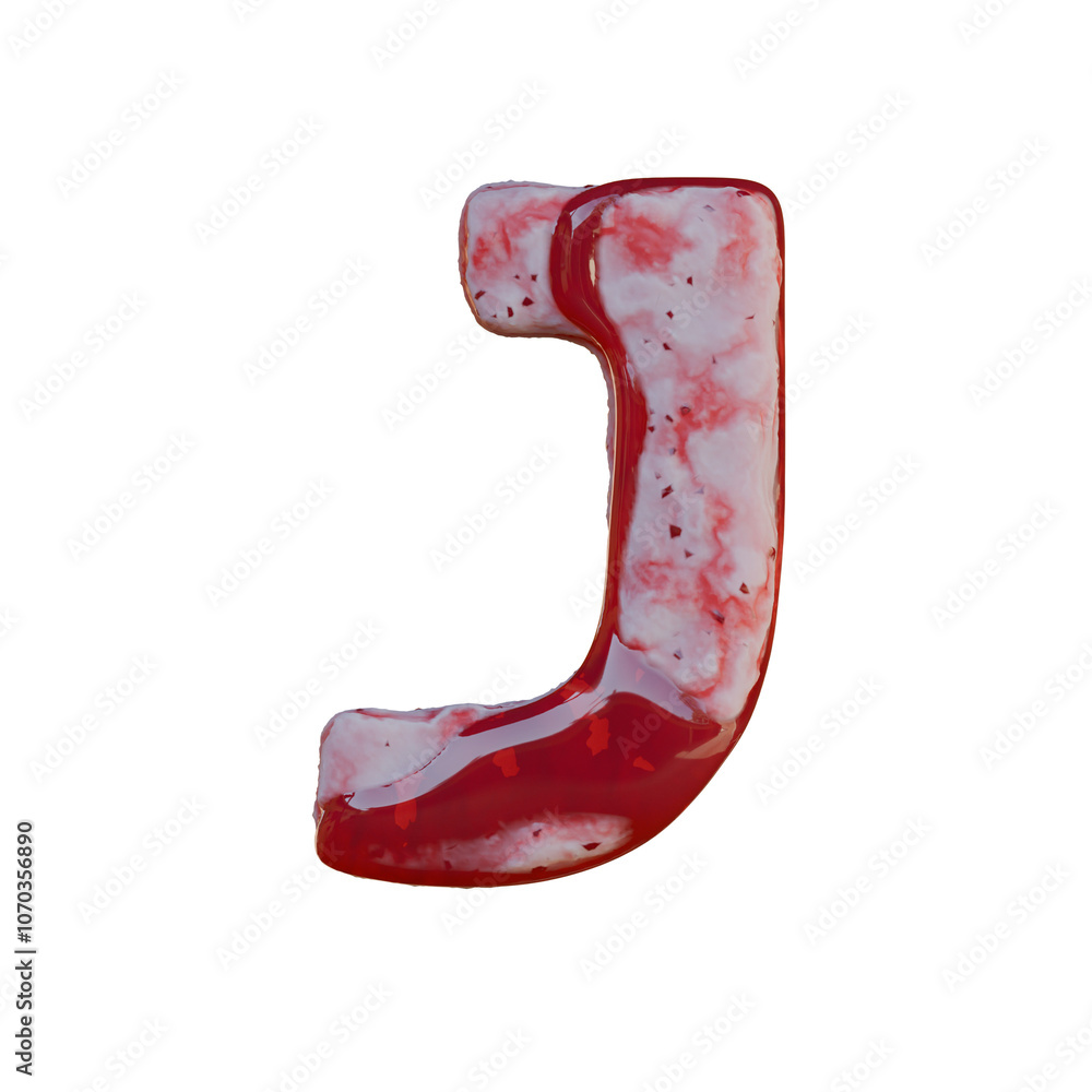 3D Ice Cream Alphabet - Sweet & Delicious 3D Ice Cream Alphabet - Sweet & Delicious