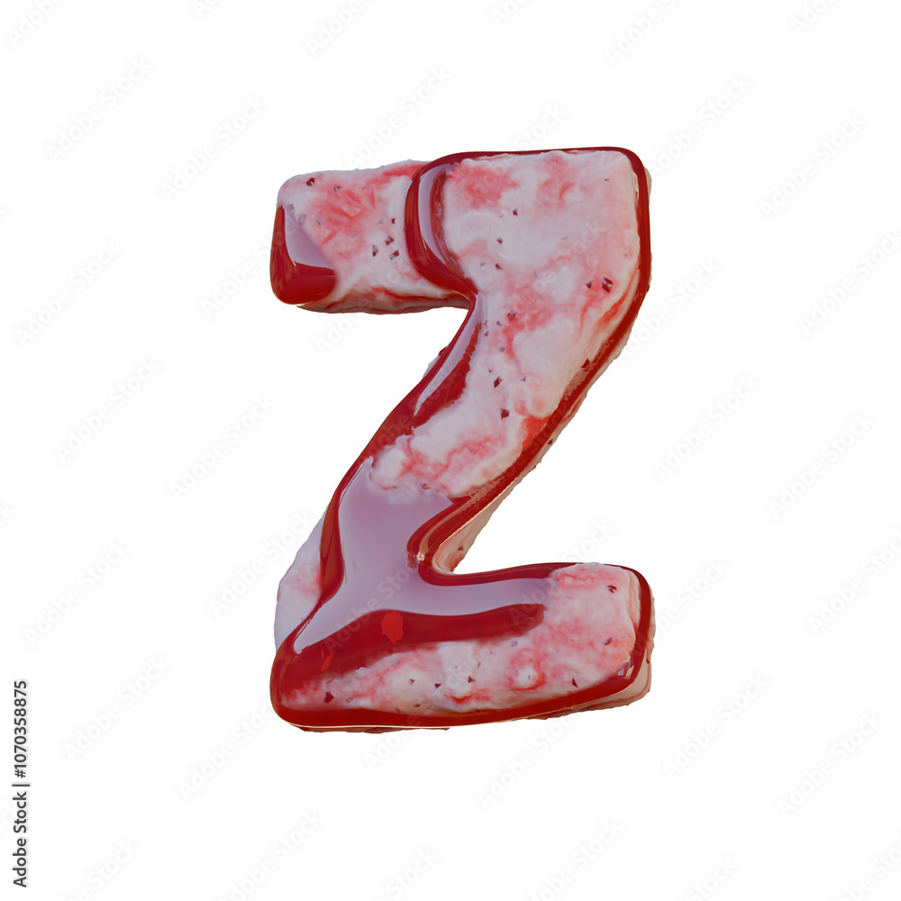 3D Ice Cream Alphabet - Sweet & Delicious 3D Ice Cream Alphabet - Sweet & Delicious