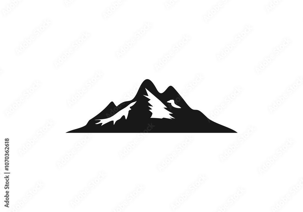 mountain and water logo template logo icon vector illustration mountain and water logo template logo icon vector illustration