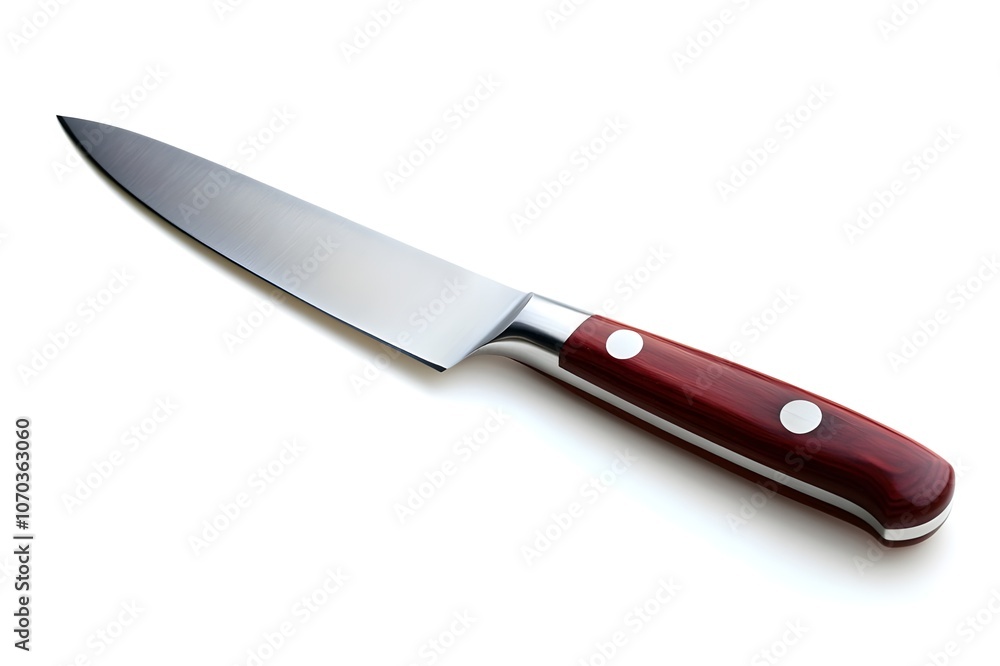 Chef Knife on White Background. Chef Knife on White Background.