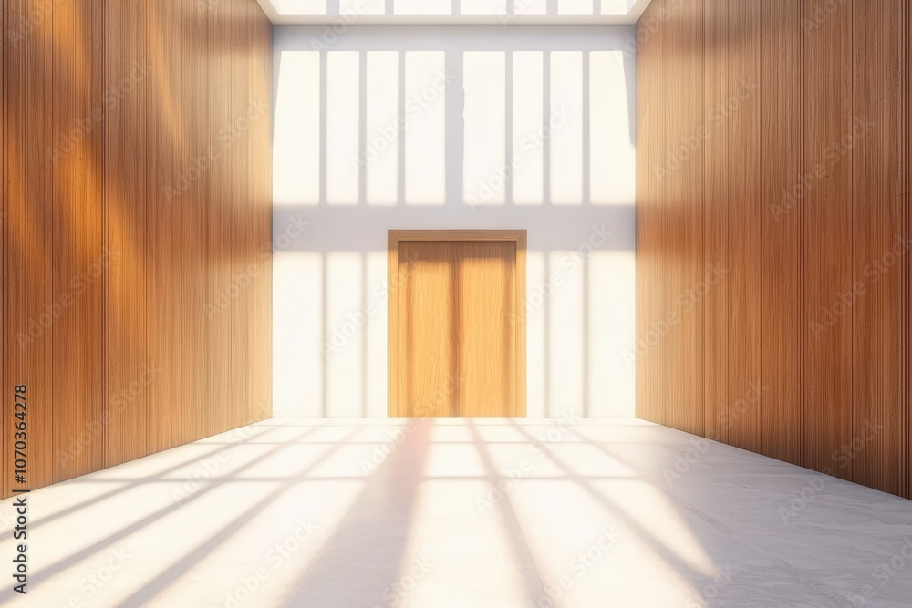 Elegant Courtroom with High Ceilings and Wood Detail Elegant Courtroom with High Ceilings and Wood Detail