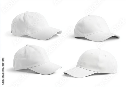 Premium white Baseball Cap Mockup Collection