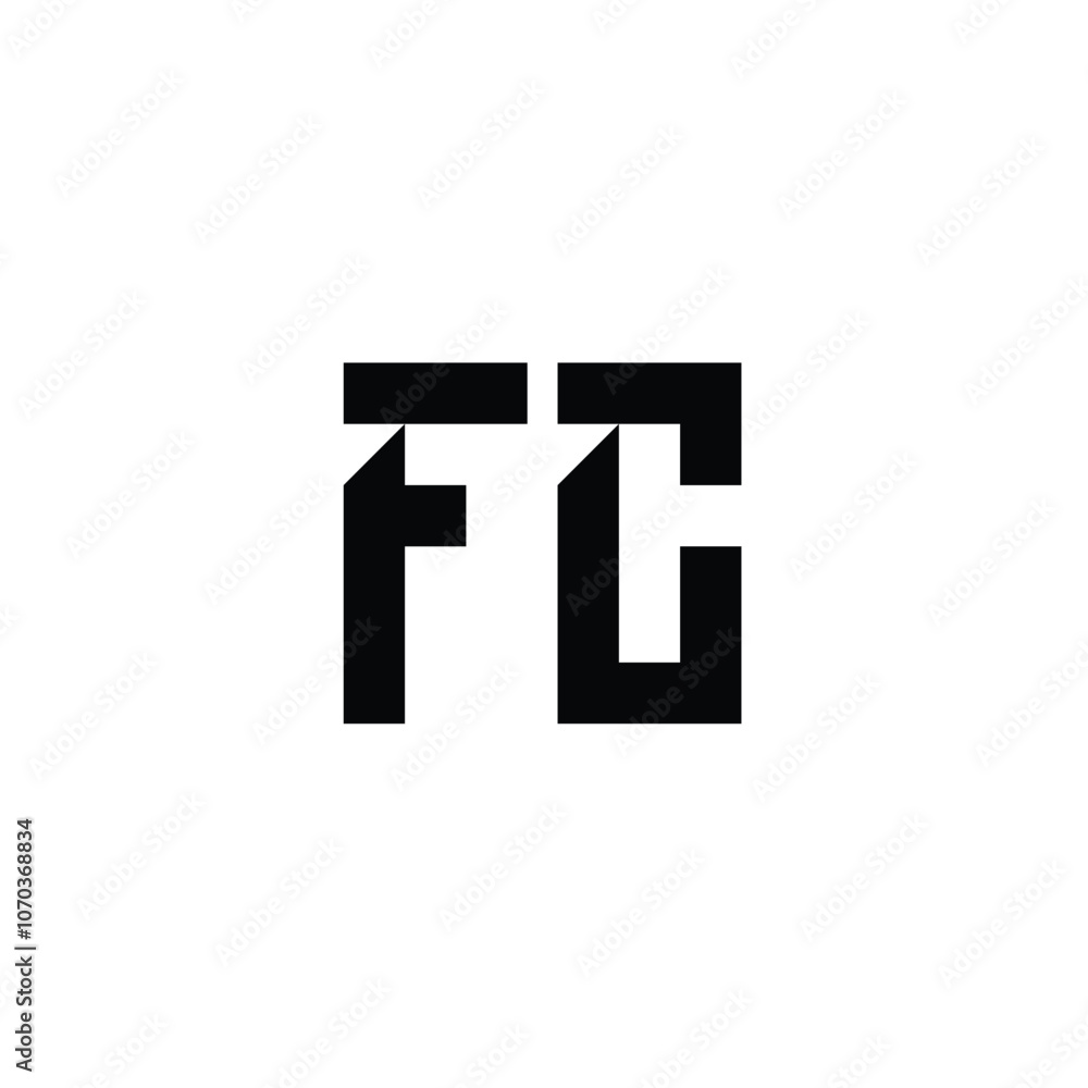 FC monogram logo design letter text name symbol monochrome logotype alphabet character simple logo FC monogram logo design letter text name symbol monochrome logotype alphabet character simple logo