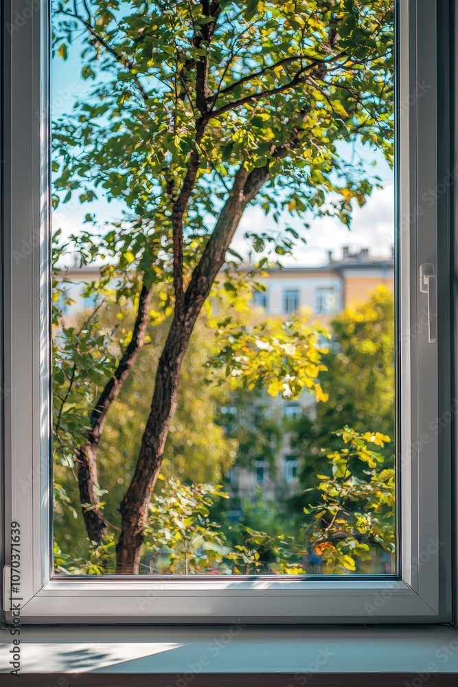 View from the wreath to nature. Selective focus View from the wreath to nature. Selective focus