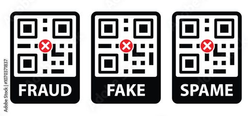 Spam, QR code fraud. Fake QR code phishing, or quishing, social engineering phishing attack deceives. its recipient into scanning, redirecting the person to a bogus website and criminals stealing data