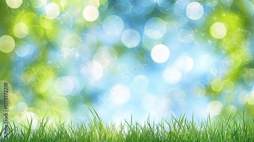 Bright and Colorful Soft Bokeh Background
