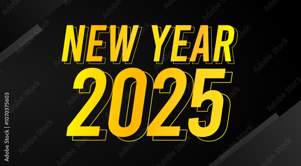 new year gold text effect with elegant background new year gold text effect with elegant background