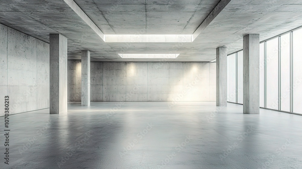 Modern Industrial Interior with Natural Light Modern Industrial Interior with Natural Light