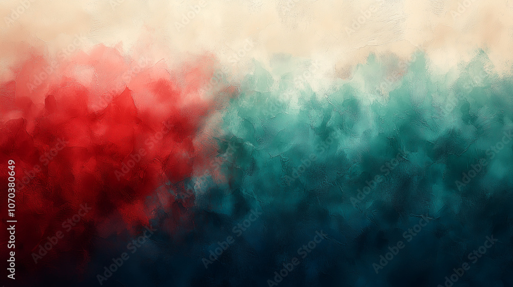 Obraz premium Italy flag colors abstract watercolor background