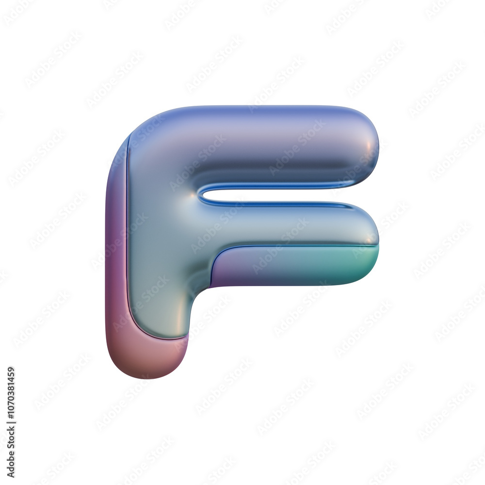 3D Soft Gradient & Futuristic Alphabet 3D Soft Gradient & Futuristic Alphabet
