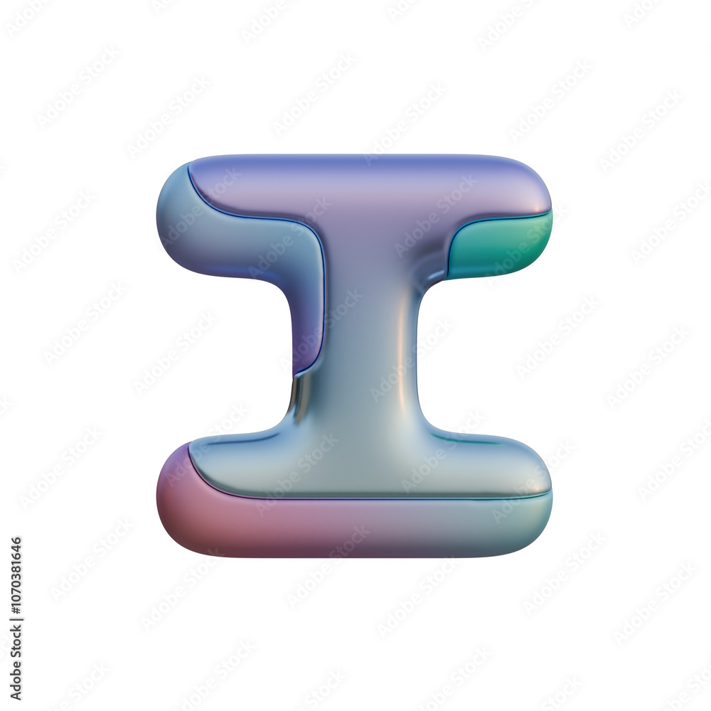 3D Soft Gradient & Futuristic Alphabet 3D Soft Gradient & Futuristic Alphabet