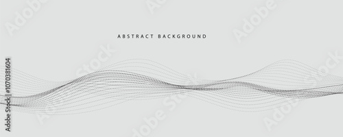 Abstract wavy vector background.