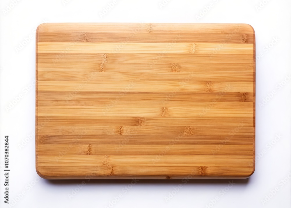 High-Quality Bamboo Cutting Board on a Clean White Background Perfect for Culinary and Kitchenware Photography, Highlighting Natural Materials and Eco-Friendly Design. High-Quality Bamboo Cutting Board on a Clean White Background Perfect for Culinary and Kitchenware Photography, Highlighting Natural Materials and Eco-Friendly Design.