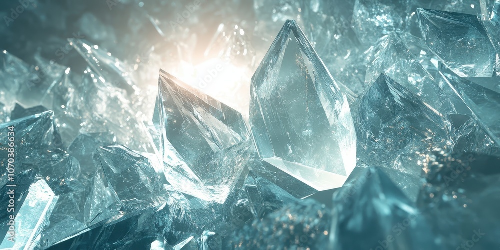 Sparkling Crystal Dynamics Under Soft Light Sparkling Crystal Dynamics Under Soft Light