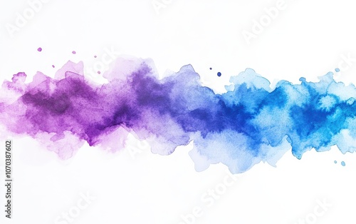 Cool Gradient Watercolor Abstract Background Design photo