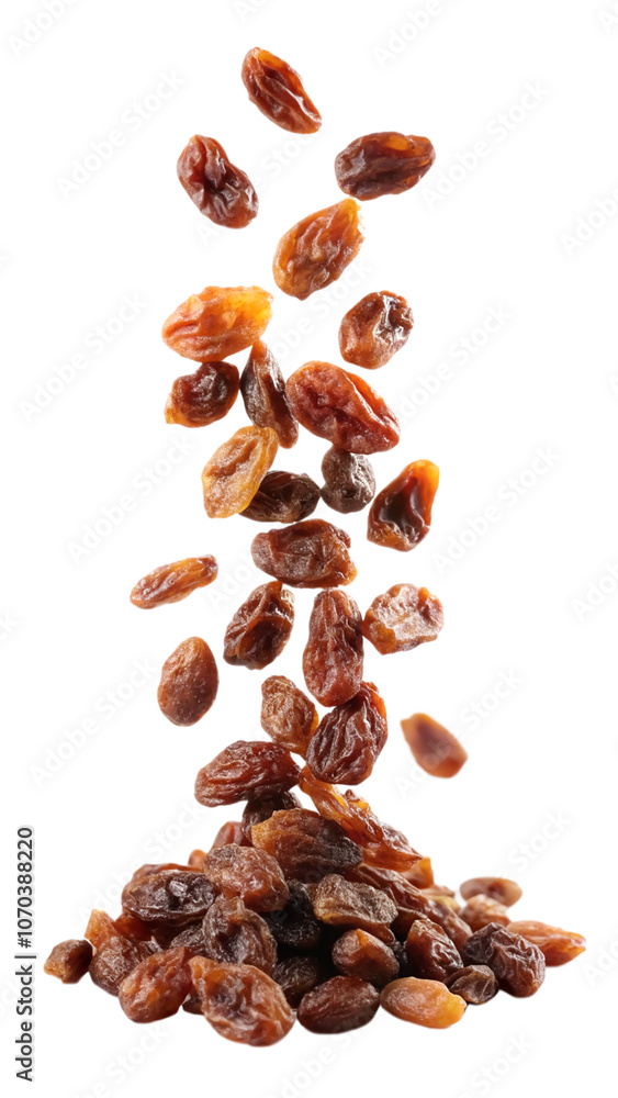 Fototapeta premium Dried apricots on isolated Background 