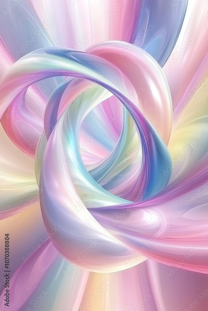 Abstract Iridescent Swirl, 3D Render, Colorful Background, Rotating, Digital Art, Holographic Colors Abstract Iridescent Swirl, 3D Render, Colorful Background, Rotating, Digital Art, Holographic Colors