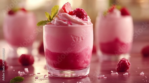 Multivitamin summer berry delicious panacotta , summer, berry, multivitamin, dessert, panacotta, delicious, refreshing