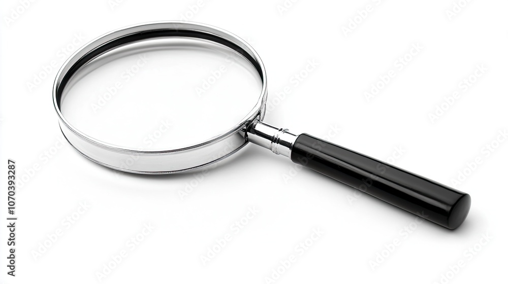 Magnifying glass on background Magnifying glass on background