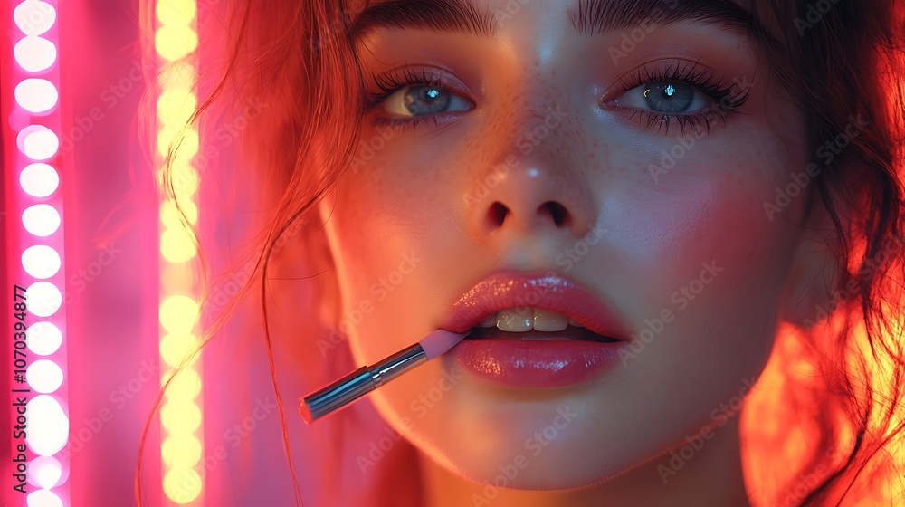 Fototapeta premium Enhance your beauty routine with the latest makeup techniques for a radiant look