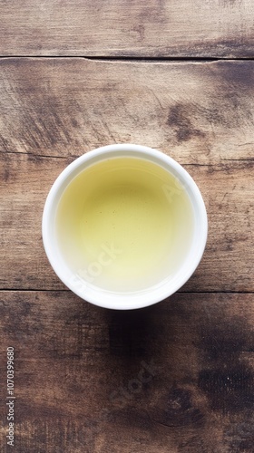 Minimalist Tea Cup on Wooden Table for Cozy