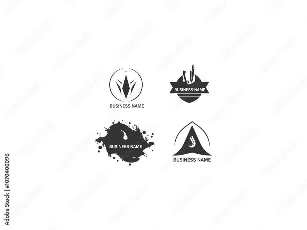 a logo for a business name called business name vector, vector and illustration, a logo for a business name called business name vector, vector and illustration,