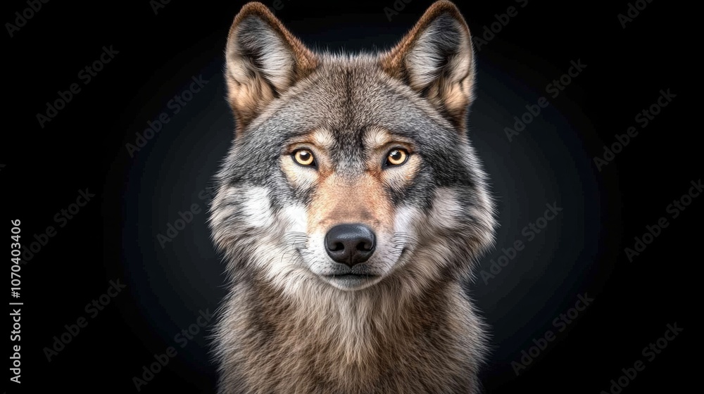 Majestic Grey Wolf Portrait Wild Animal Canine Nature Photography Majestic Grey Wolf Portrait Wild Animal Canine Nature Photography