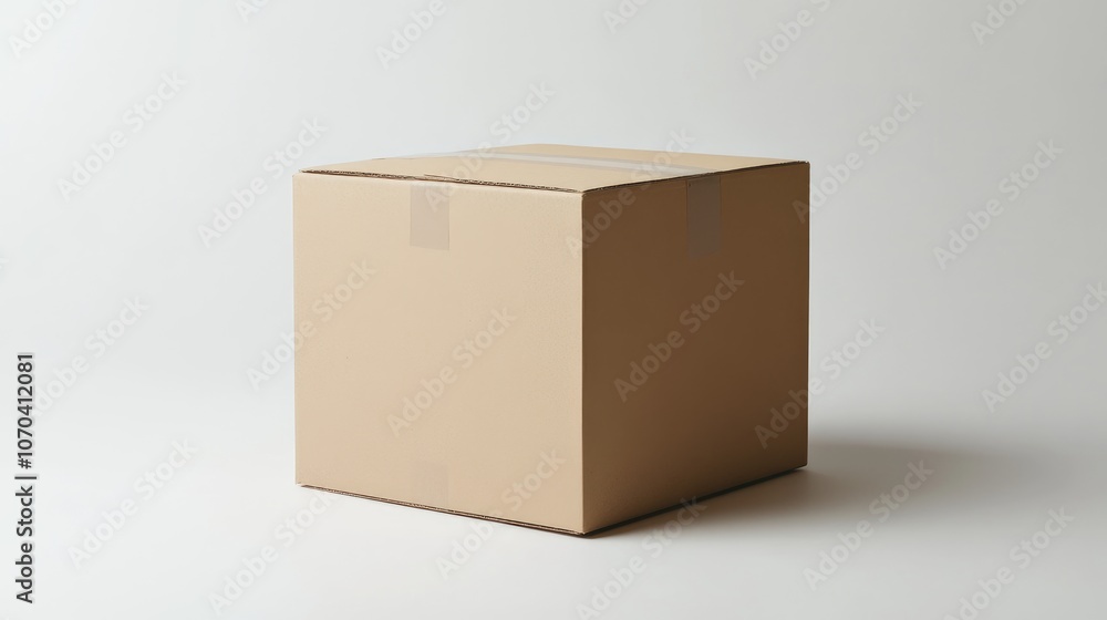 Container box on a white background Container box on a white background