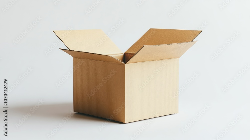 Container box on a white background Container box on a white background
