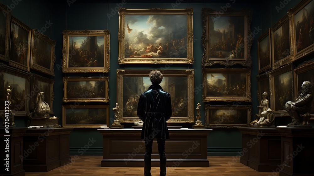 Sophisticated Art Gallery with Non-Deformed Sculptures and Modern Artwork Displayed
Sophisticated Art Gallery with Non-Deformed Sculptures and Modern Artwork Displayed