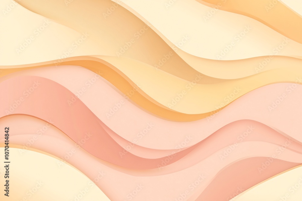 Soft Abstract Liquid Waves Composition Soft Abstract Liquid Waves Composition