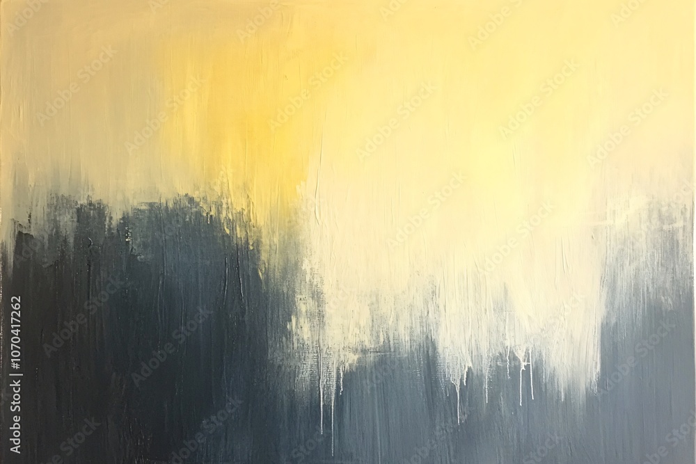 Fototapeta premium Soft Gradient Blend from Gray to Pale Yellow